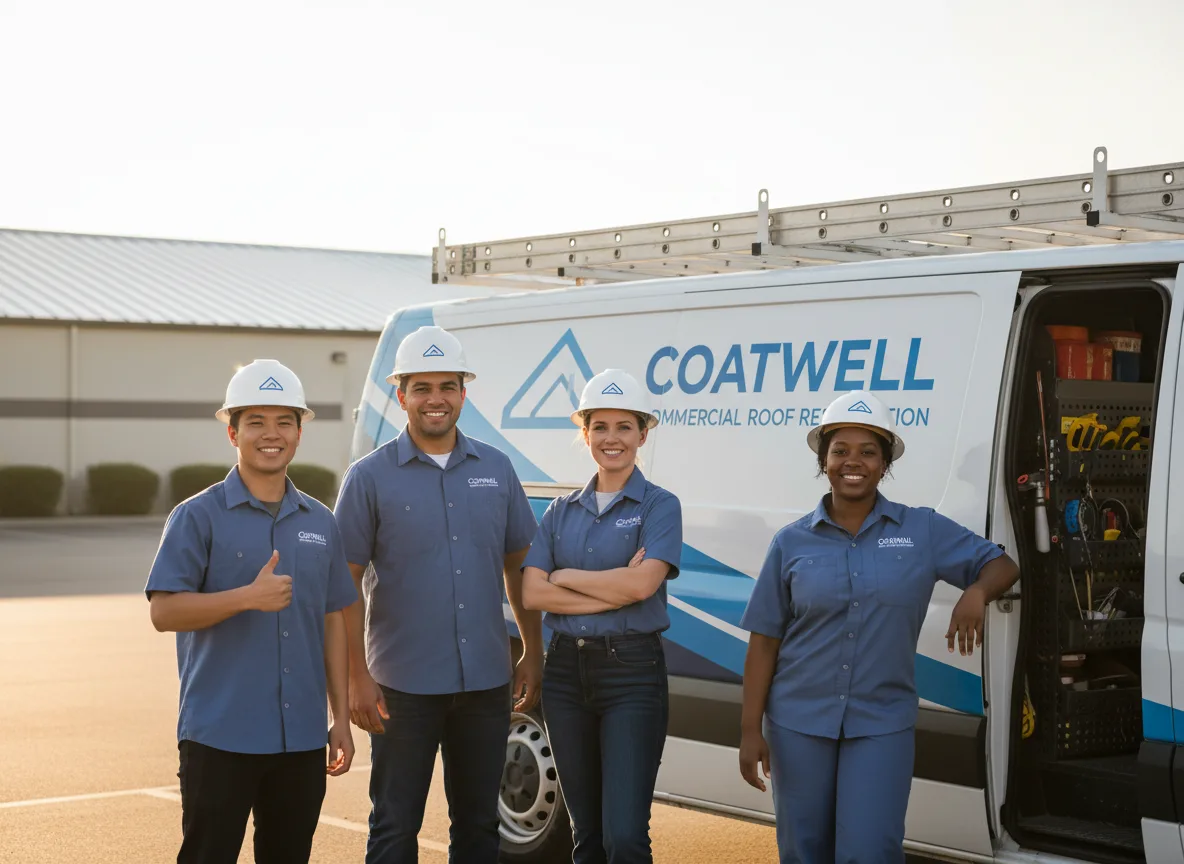 Commercial roof coating company in Shoreham, VT